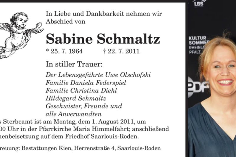 Sabine Pistorius Traueranzeige: Hintergründe zur Familie des Verteidigungsministers