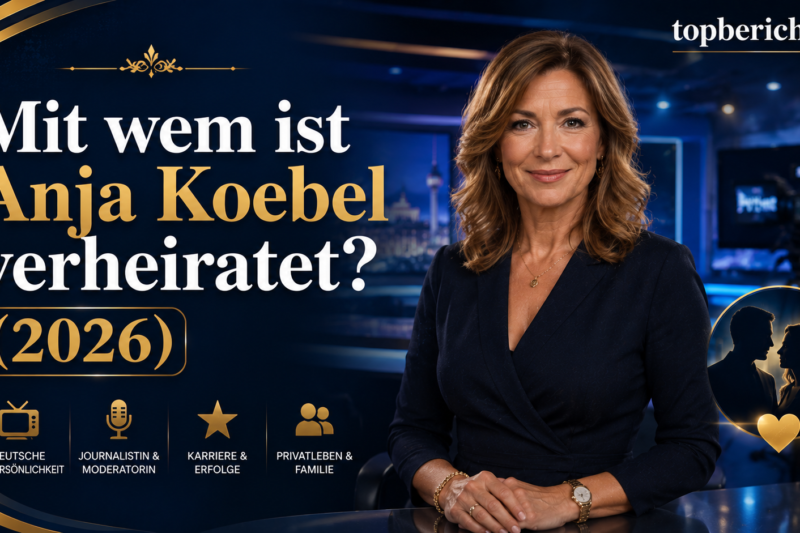 Mit wem ist Anja Koebel verheiratet? Alles über ihr Privatleben (2026)